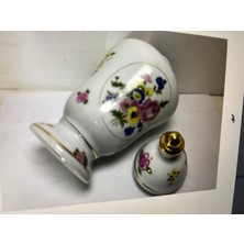 TT 21 cm Boyunda Avrupa Porselen Kapaklı Vazo