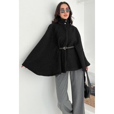 Noa Noa Kadın Kemerli Panço Kaban – Güçlü & Sofistike Stil