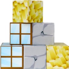 MCM Group Megacraft 9 Parça Pencere Kaya Altın Blok