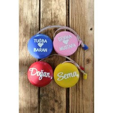 AvmMarketim Kişiye Özel Makaralı Otomatik Mezura 150 cm 1 Adet Terzi Mezurası Istediğiniz Yazılır