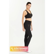 Enstyle Boutique Enenstyle Fashıon Boutıque Kadın Siyah Cepli Sporcu Modeli Yazlık Spor Taytı Fitness Gym Training Siyah Spor Tayt