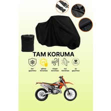 Dokaca Siyah Ktm 300 Exc Tpı Uyumlu Motor Branda, Koruyucu Örtü, Motosiklet Brandası