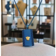 Hg.Aksesuar Erkek Özel Tasarım Çelik Kolye