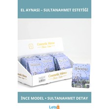 Letsii Taşlı Ince Model Sultanahmet Temalı El Aynası