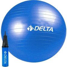 Delta 85 cm Pilates Topu Şişirme Pompası Seti Egzersiz Topu 85CM Plates Seti