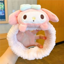 Meyra Accessories Sanrio Kawaii My Melody Figürlü Saç Bandanası Güzel Şık Büyük Figürlü Bandana Hediyelik