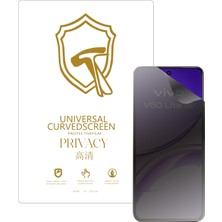 Microcase Vivo V50 Lite ile Uyumlu Privacy Gizlilik Filtreli Hayalet Nano Ekran Koruyucu - EKM110