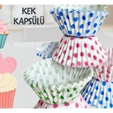 Large Boy Kek Kapsülü Yanmaz Yapışmaz Cupcake Kek Muffin Kağıdı