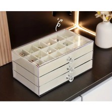 River World Takı ve Mücevher Kutu Organizer 3 Katlı
