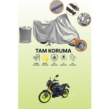 Dokaca Gri Kilit Uyumlu Arora mt 125 Uyumlu Motor Brandası, Koruyucu Örtü