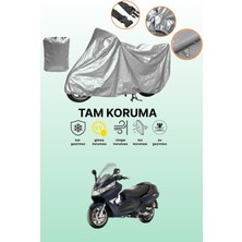 Dokaca Gri Piaggio X8 400 Ie Uyumlu Motosiklet Brandası, Koruyucu Örtü, Motor Branda