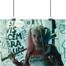 Vintage Gezegen Harley Quinn Poster4 - Retro Duvar Dekoru