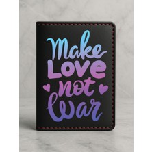 Nurdic Ruhsat Koruyucu Baskılı Kart Bölmeli Siyah Vinlex Deri Ruhsat Kabı Kılıfı Makelove