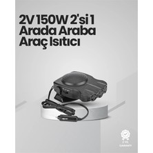 MCM Group Taşınabilir Araç Isıtıcı ve Fan | 3'ü 1 Arada Fonksiyon, Hava Temizleme, Yaz-Kış Kullanım