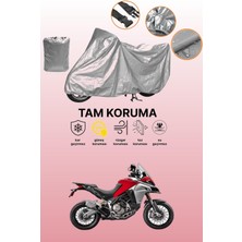 Dokaca Gri Ducati Multistrada 1200 Enduro Uyumlu Motosiklet Brandası, Koruyucu Örtü, Motor Branda