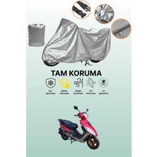 Dokaca Gri Arora Ar 50-6 Capirossi Uyumlu Motosiklet Brandası, Koruyucu Örtü, Motor Branda
