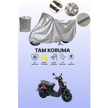 Dokaca Gri Yamaha Bw's 100 Uyumlu Motosiklet Brandası, Koruyucu Örtü, Motor Branda