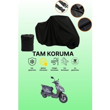 Dokaca Siyah Arora Verano 50 Uyumlu Motor Branda, Koruyucu Örtü, Motosiklet Brandası