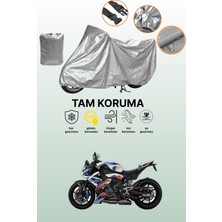 Dokaca Gri Bmw M 1000 Rr Uyumlu Motosiklet Brandası, Koruyucu Örtü, Motor Branda