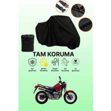 Dokaca Siyah Honda Slr 650 Uyumlu Motor Branda, Koruyucu Örtü, Motosiklet Brandası