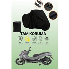 Dokaca Siyah Mondial 125 Strada Uyumlu Motor Branda, Koruyucu Örtü, Motosiklet Brandası