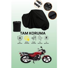 Dokaca Siyah Mondial 150 Mg King Uyumlu Motor Branda, Koruyucu Örtü, Motosiklet Brandası