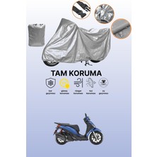 Dokaca Gri Piaggio Medley S 150 Uyumlu Motosiklet Brandası, Koruyucu Örtü, Motor Branda