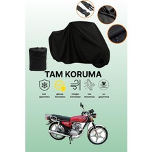 Dokaca Siyah Asya As 125 Uyumlu Motor Branda, Koruyucu Örtü, Motosiklet Brandası