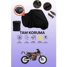 Dokaca Siyah Arka Çanta Uyumlu Ktm 690 Enduro R Uyumlu Motosiklet Brandası, Koruyucu Örtü