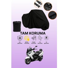 Dokaca Siyah Sym Maxi 400I Abs Uyumlu Motor Branda, Koruyucu Örtü, Motosiklet Brandası