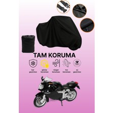 Dokaca Siyah Bmw K 1200 S Uyumlu Motor Branda, Koruyucu Örtü, Motosiklet Brandası