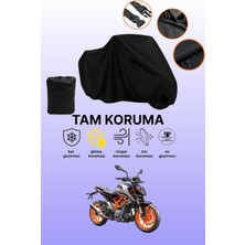 Dokaca Siyah Ktm 390 Duke Uyumlu Motor Branda, Koruyucu Örtü, Motosiklet Brandası