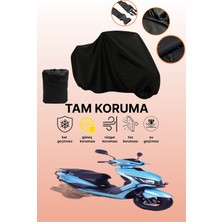 Dokaca Siyah Rks Blazer 50 Xr Max Uyumlu Motor Branda, Koruyucu Örtü, Motosiklet Brandası