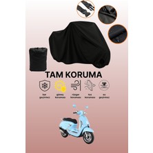 Dokaca Siyah Rks Bitter 125 Uyumlu Motor Branda, Koruyucu Örtü, Motosiklet Brandası