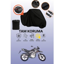 Dokaca Siyah Arka Çanta Uyumlu Gas Gas Txt Pro 250 Uyumlu Motosiklet Brandası, Koruyucu Örtü