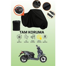 Dokaca Siyah Arka Çanta Uyumlu Kanuni Merlin S Uyumlu Motosiklet Brandası, Koruyucu Örtü