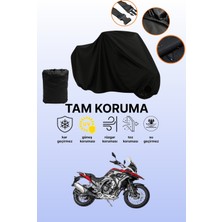 Dokaca Siyah Jawa Rvm 500 Adventure Uyumlu Motor Branda, Koruyucu Örtü, Motosiklet Brandası