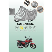 Dokaca Gri Kuba Razore 150 Uyumlu Motosiklet Brandası, Koruyucu Örtü, Motor Branda