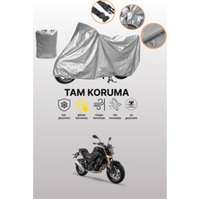 Dokaca Gri Rks M502N Uyumlu Motosiklet Brandası, Koruyucu Örtü, Motor Branda