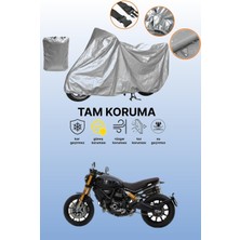 Dokaca Gri Ducati Scrambler 1100 Sport Pro Uyumlu Motosiklet Brandası, Koruyucu Örtü, Motor Branda