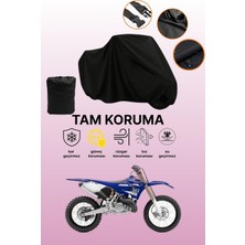 Dokaca Siyah Yamaha Yz 250 Uyumlu Motor Branda, Koruyucu Örtü, Motosiklet Brandası