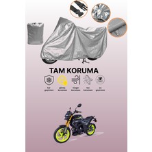 Dokaca Gri Arora mt 125 Uyumlu Motosiklet Brandası, Koruyucu Örtü, Motor Branda