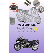Dokaca Gri Arka Çanta Uyumlu Bmw R 1200 St Uyumlu Motor Brandası, Koruyucu Örtü