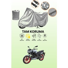 Dokaca Gri Tvs Raider 125 Uyumlu Motosiklet Brandası, Koruyucu Örtü, Motor Branda