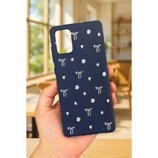 Vip Case Samsung Galaxy A71 Uyumlu Mini Fiyonk Desenli Silikon Darbe Emici Klasik Korumalı Rubber Kılıf