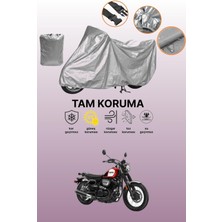 Dokaca Gri Yamaha SCR950 Uyumlu Motosiklet Brandası, Koruyucu Örtü, Motor Branda