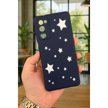 Vip Case Samsung Galaxy S20 Fe - Mini Yıldız Desenli Silikon Darbe Emici Klasik Korumalı Rubber Kılıf