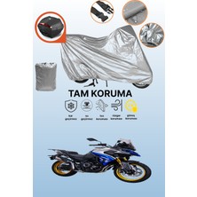 Dokaca Gri Arka Çanta Uyumlu Voge 500 Dsx Uyumlu Motor Brandası, Koruyucu Örtü