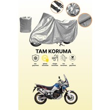 Dokaca Gri Honda CRF1000L Africa Twin Dct Uyumlu Motosiklet Brandası, Koruyucu Örtü, Motor Branda