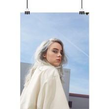 Vintage Gezegen Billie Eilish Poster2 - Retro Duvar Dekoru